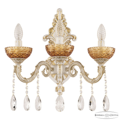 Бра Bohemia Ivele Crystal AL7901B15/3/175 A WMG P Amber/M-1F