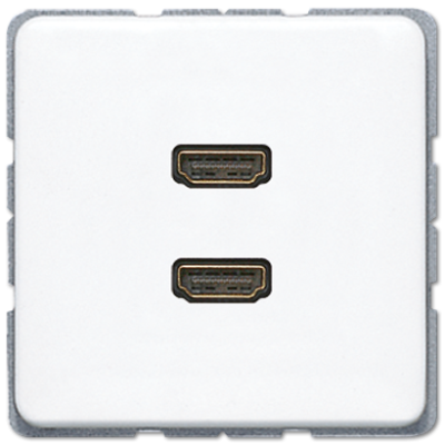 Розетка мультимедиа Jung MACD1133WW