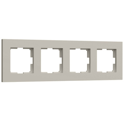 Рамка на 4 поста Werkel Slab (дымчатый софт) W0042917 4690389218453 a071628
