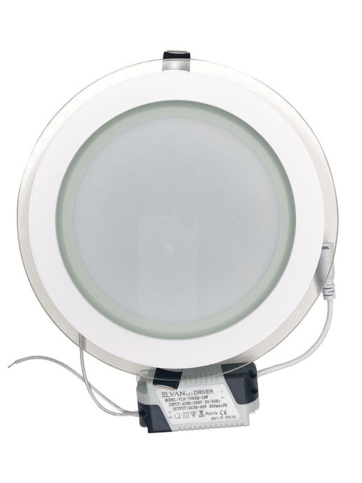 Встраиваемый светильник Elvan VLS-705R-18W-WH-Wh