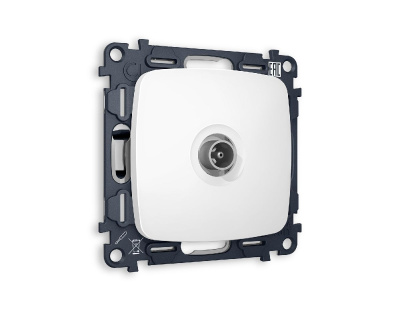 Комплект механизма TV розетки проходной 5-1000 MHz 4dB Ambrella Volt Omega MO133030