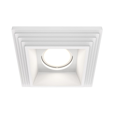 Встраиваемый светильник Maytoni Gyps Modern DL005-1-01-W-1