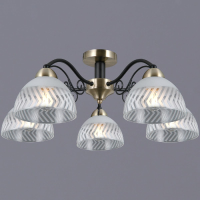 Потолочная люстра Illumico IL0435-5CSQ-24 BK AB SPICA