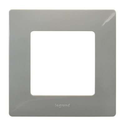 Рамка 1-постовая Legrand Etika светлая галька 672521