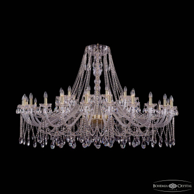 Подвесная люстра Bohemia Ivele Crystal 1413/24+12/700 G