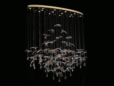 Потолочная люстра Newport Verona 8220/140 С oval gold polished М0070751