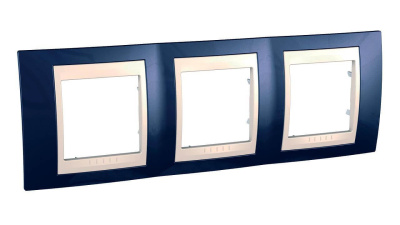 Рамка 3-постовая Schneider Electric Unica Хамелеон MGU6.006.542