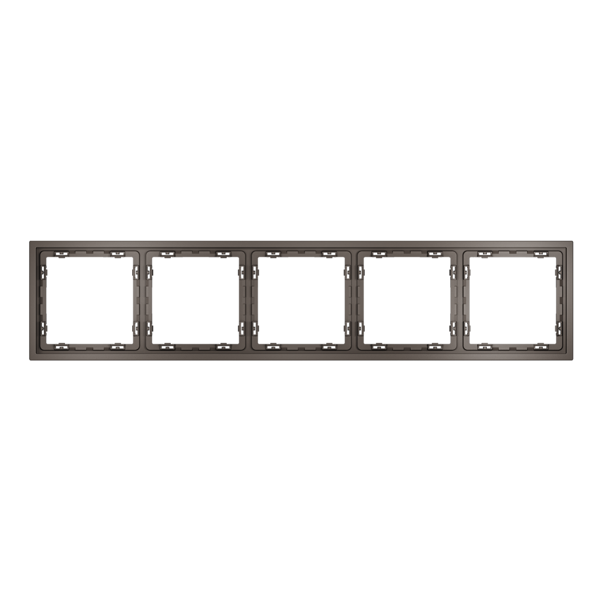 Рамка пластиковая Voltum S70 на 5 пост, (капучино) VLS100514