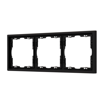 Рамка пластиковая Arlight FRM-NOBE-SFPL-3-BK 054220