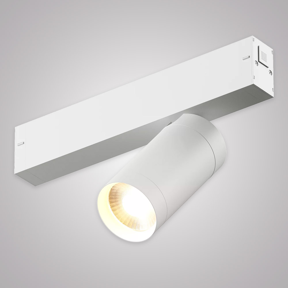 Трековый однофазный светильник AM Group AM526 WH-220V-10W SMART