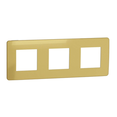 Рамка 3-постовая Schneider Electric Unica New NU280659