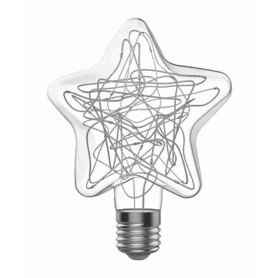 Лампа светодиодная Gauss Vintage Star E27 2W RGB 160802008