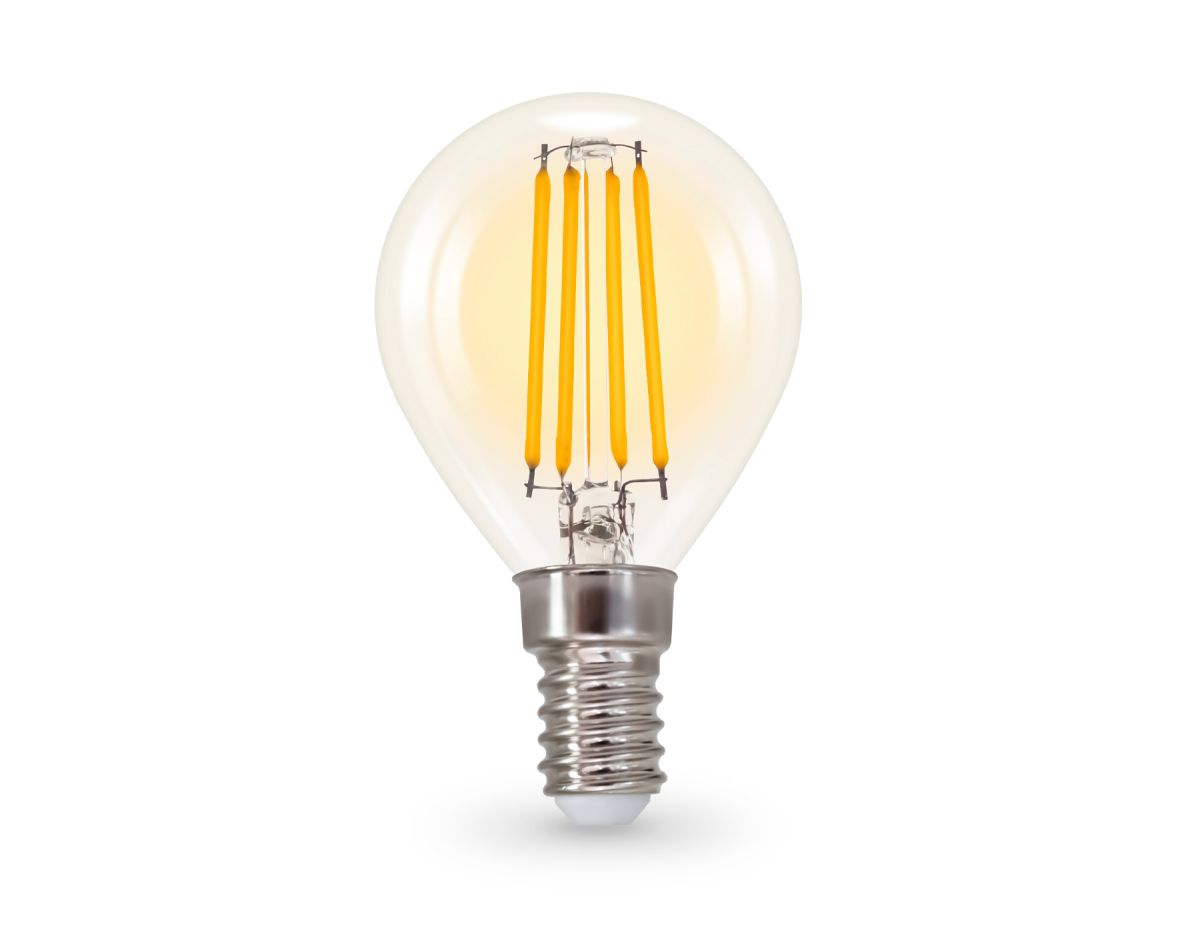 Филаментная светодиодная лампа Ambrella Light Bulbing E14 11W 2700K шар 451133