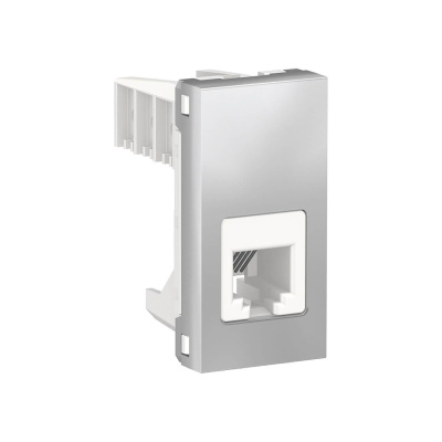 Розетка телефонная RJ12 одиночная Schneider Electric Unica Modular NU349130