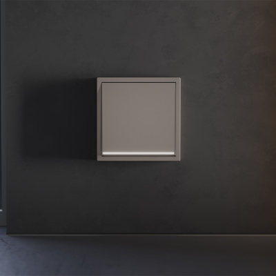 Клавиша для выключателя/переключателя одноклавишного с подсветкой Voltum S70 (капучино) VLS000214