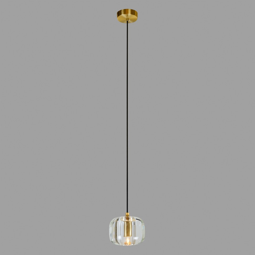 Подвесной светильник Belfast Pansy 6214-1 BR CL