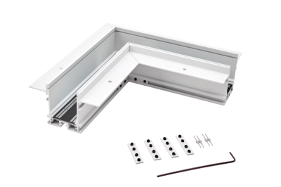 Коннектор угловой встраиваемый Designled SY-601901-RC-CN-1-WHMR-PCB 016477