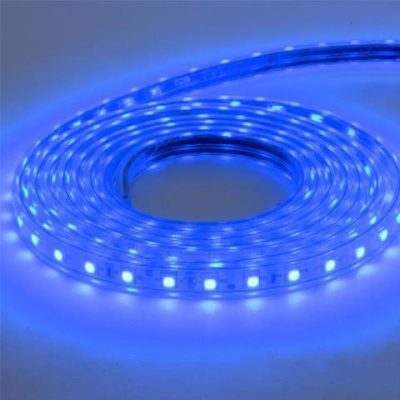 Светодиодная влагозащищенная лента Horoz 6W/m 60LED/m 5050SMD синий 50M 081-004-0001 (HL543L) HRZ00001188