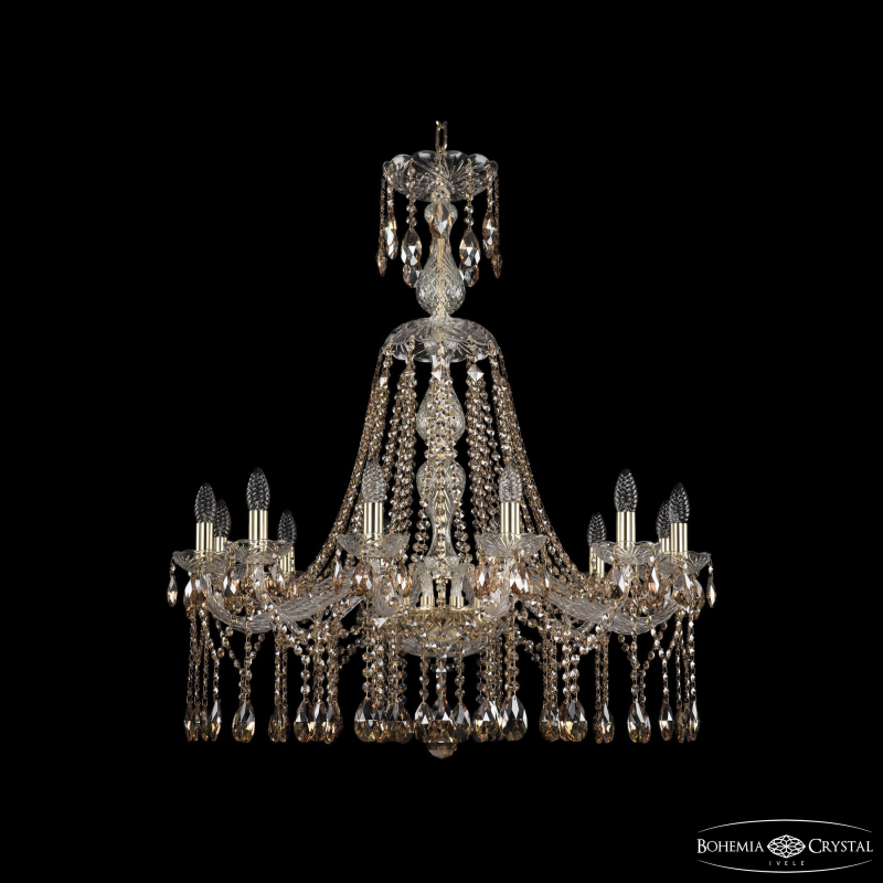 Подвесная люстра Bohemia Ivele Crystal 1413/12/300/XL-91 G R721