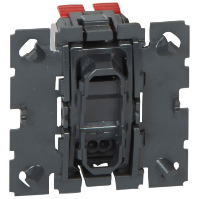 Выключатель кнопочный одноклавишный Legrand Celiane 6A 250V с подсветкой 067034