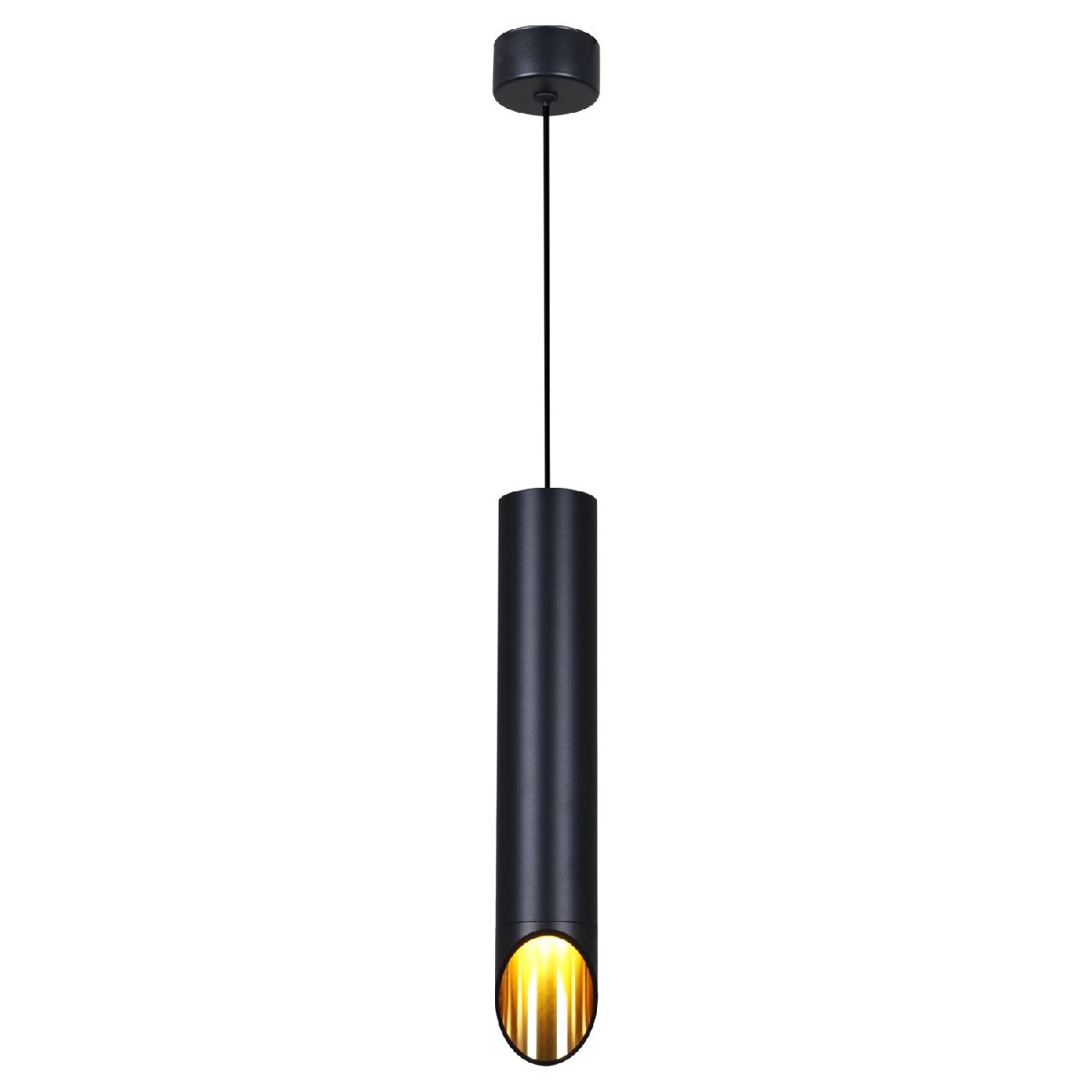 Подвесной светильник Reluce 16007-0.9-001LD 300mm GU10 BK+GD