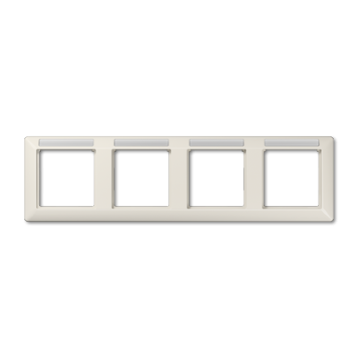 Рамка четырехместная с полем для надписи Jung AS5840BFINA