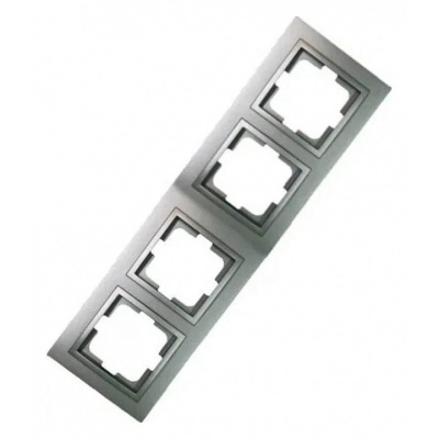 Рамка на 4 поста Mono Electric Despina антрацит 102-240000-163