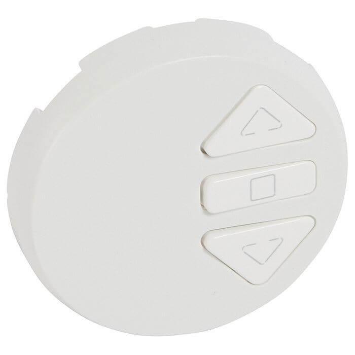 Лицевая панель Legrand Celiane механизма управления жалюзи IOBL белая 068179