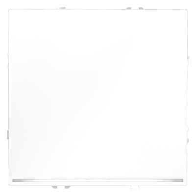 Проходной переключатель одноклавишный с подсветкой Voltum S70 VLS010402 (белый матовый)