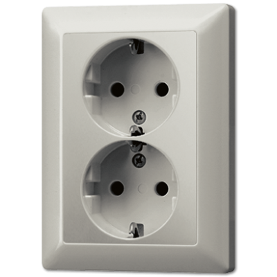 Розетка штепсельная Schuko Jung ES5020KI-L