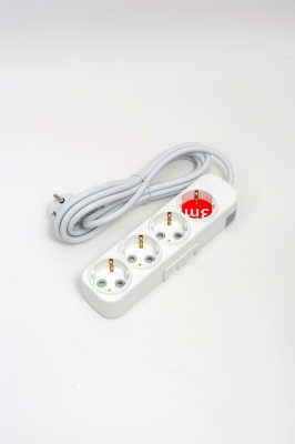 Удлинитель с/з 4вх с защитными шторками ELBI Myra 527-010203-411