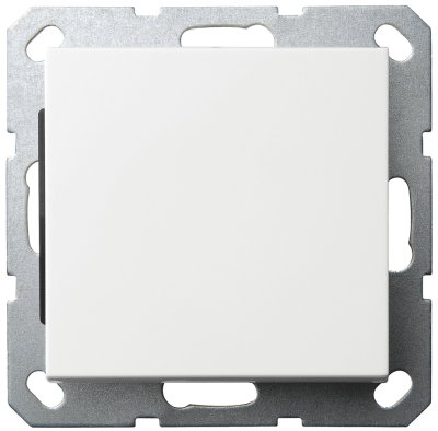 Звонковый механизм Jasmart в комплекте с накладкой 10A 250V белый глянцевый G3010W