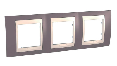 Рамка 3-постовая Schneider Electric Unica Хамелеон MGU6.006.576