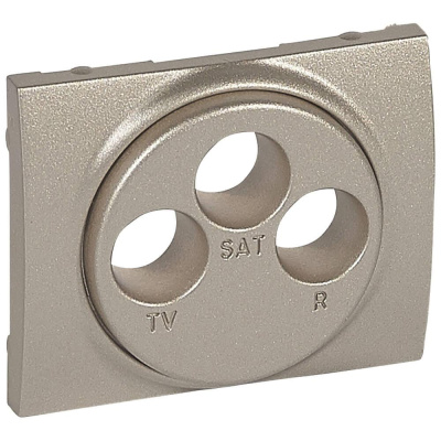 Лицевая панель Legrand Galea Life розетки TV-R SAT титановая 771473