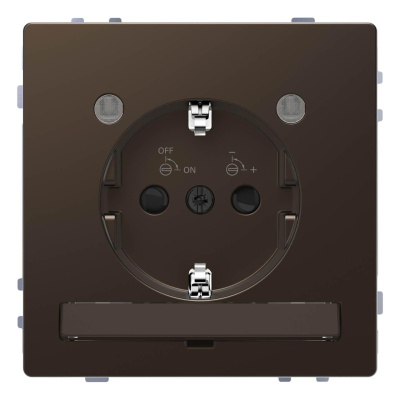 Розетка Schneider Electric Merten D-Life 16A с/з и LED модулем MTN2304-6052