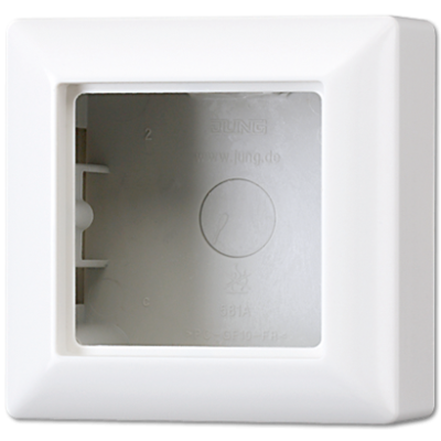 Коробка одноместная Jung AS581AWW