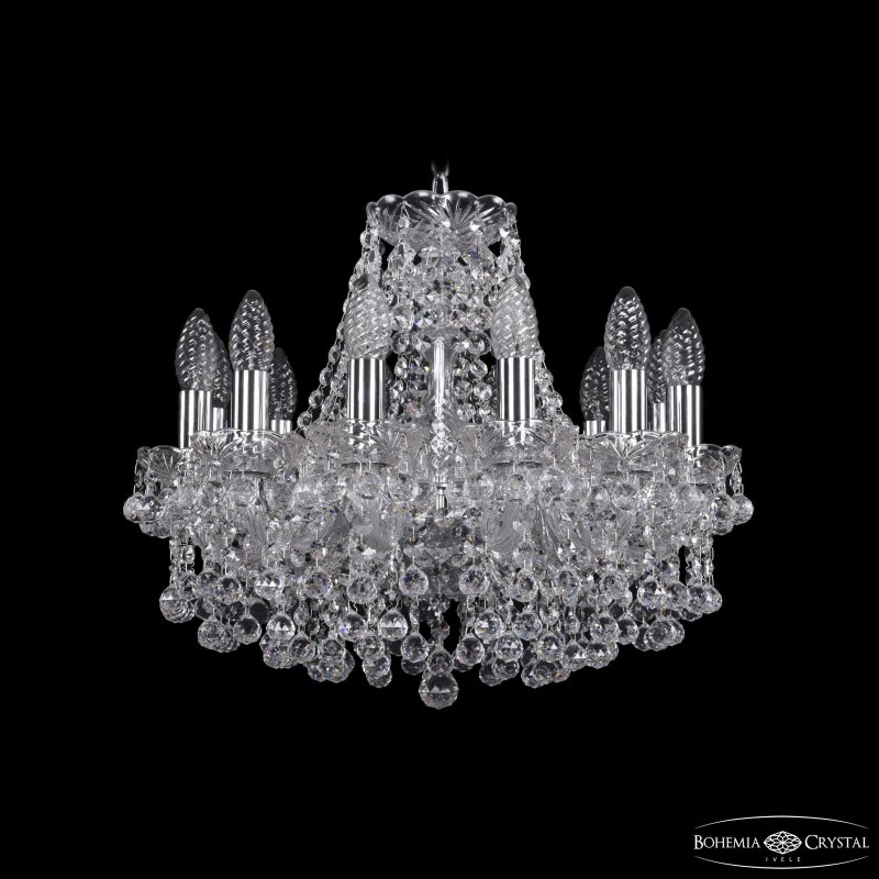 Подвесная люстра Bohemia Ivele Crystal 1409/12/141 Ni