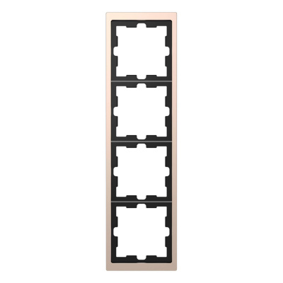 Рамка 4-постовая Schneider Electric Merten D-Life MTN4040-6551