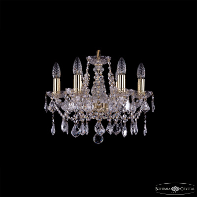 Подвесная люстра Bohemia Ivele Crystal 1413/6/141 G Leafs