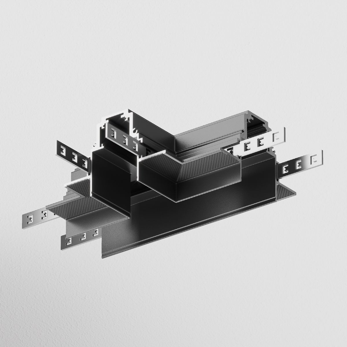 Угол-соединитель для магнитного шинопровода Maytoni Technical Magnetic track system Gravity TRA010CT-42B