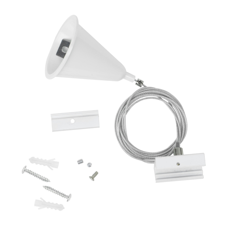 Набор для подвесного монтажа шинопроводов Uniel UFB-H41 WHITE 1 POLYBAG UL-00010400