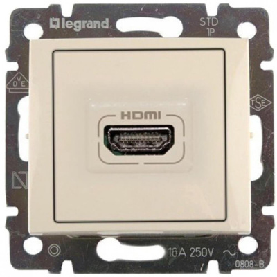 Розетка HDMI Legrand Valena слоновая кость 774185