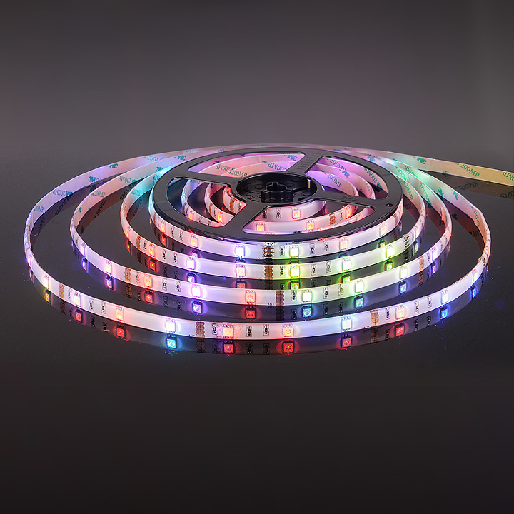 Светодиодная лента Elektrostandard 12V 14,4W 60Led 5050 IP20 RGB, 5м 4690389082122