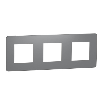 Рамка 3-постовая Schneider Electric Unica New NU280621