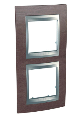 Рамка 2-постовая вертикальная Schneider Electric Unica Top MGU66.004V.0M4