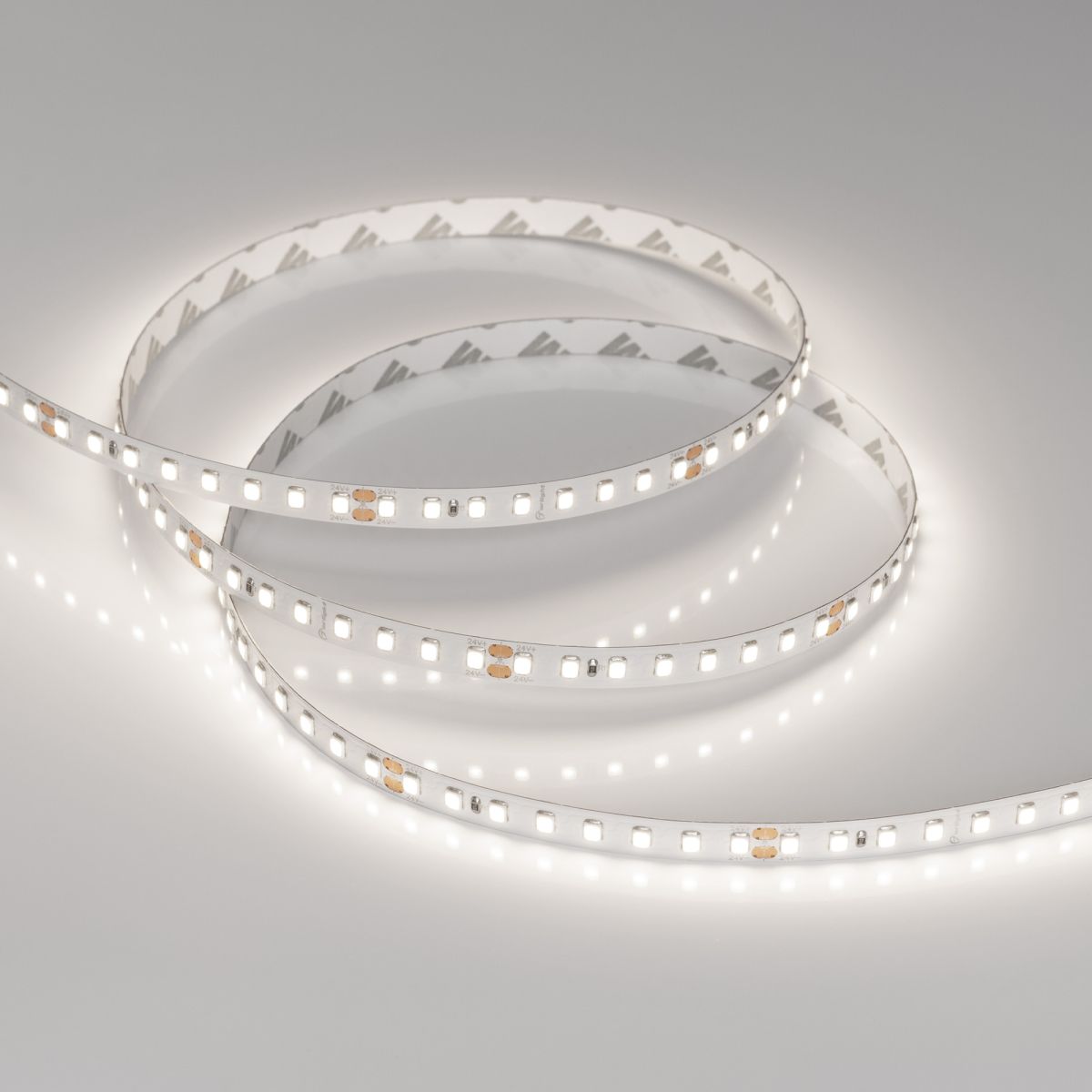 Светодиодная лента Arlight RT-A128-8mm 24V Day5000 (10 W/m, IP20, 5m) (высок.эфф.150 лм/Вт) 038756(1)