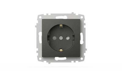 Розетка с заземлением и защитой от детей ELBI Zena Vega 609-011100-243