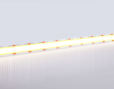 Светодиодная лента Ambrella Light Illumination COB 616Led/19W m/ 24V IP20 4500K/ 5m*12mm*2mm (2 конт.) GS4802