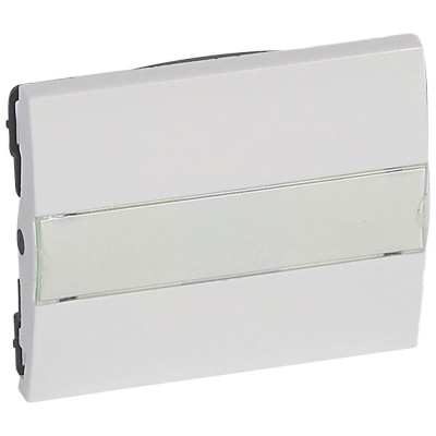 Клавиша Legrand Galea Life выключателя с индикацией держателем этикетки белая 777017