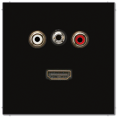 Розетка мультимедиа Jung MALS1082SW